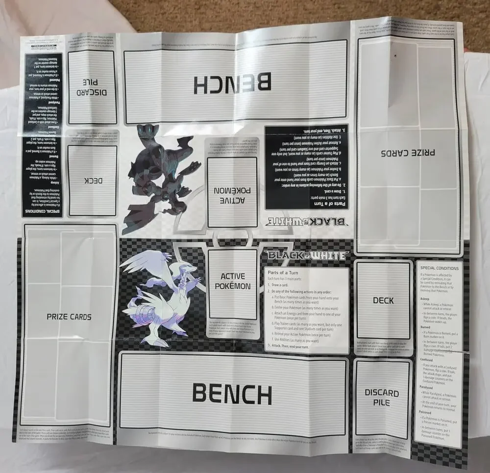 Pokemon Black & White Playmat